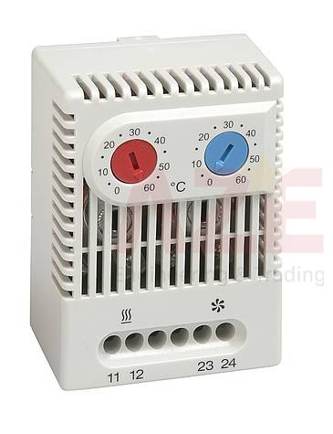 Bộ ổn nhiệt, 1NO, 1NC, 0-60°C, ZR011, Master